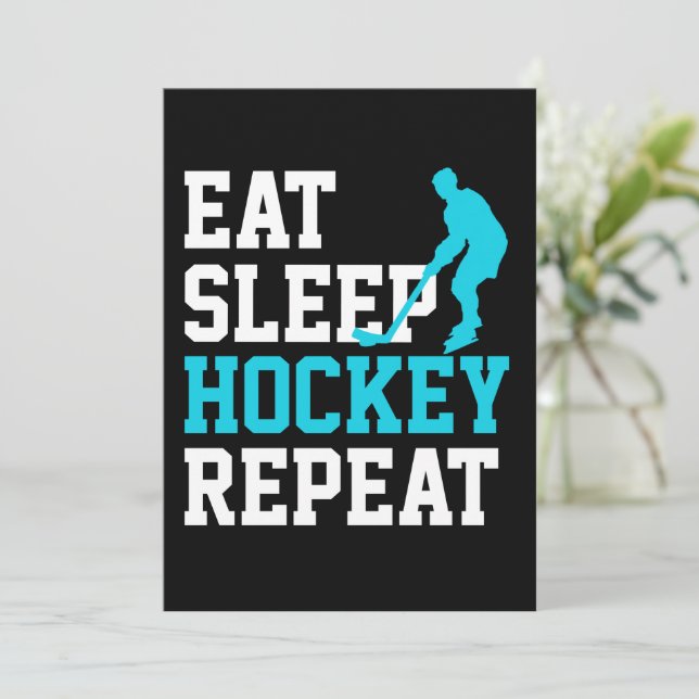 Ät Sova Hockey Upprepa        Inbjudningar (Stående Fram)
