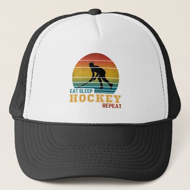 Ät Sova Hockey Upprepa  Keps (Framsida)