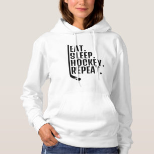 Ät Sova Hockey Upprepa T Shirt