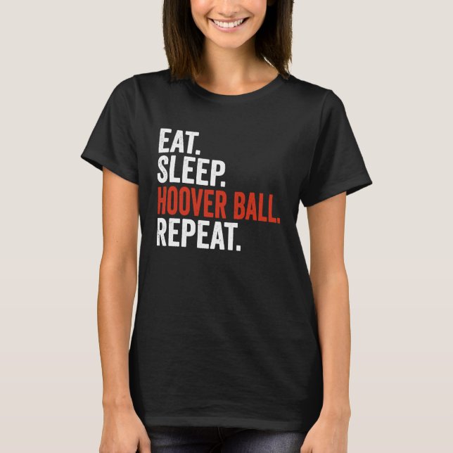 Ät Sova Hooverboll T Shirt (Framsida)