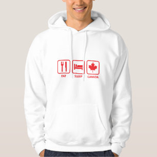 Ät Sova Kanada Hoodie