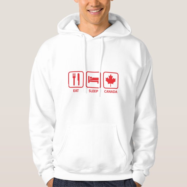 Ät Sova Kanada Hoodie (Framsida)
