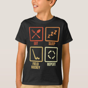 Ät Sova Landhockey Upprepa T Shirt
