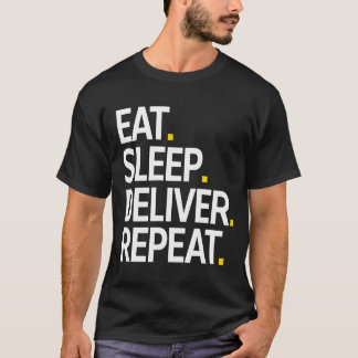 Ät Sova Leverera Upprepa T Shirt