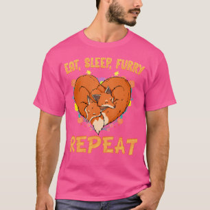 Ät Sova Luffig Upprepa Jag Söt Anime Cosplay Fando T Shirt
