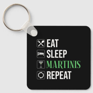 Ät. Sova. Martinis. Upprepa. Nyckelring