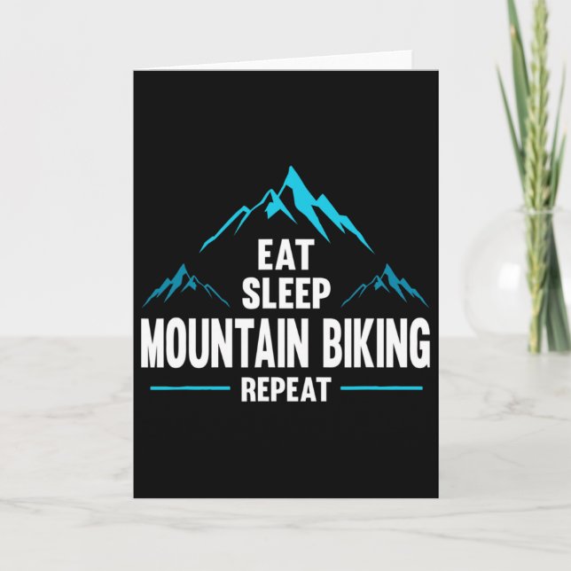 Ät Sova Mountainbiking Upprepa -  Kort (Framsida)