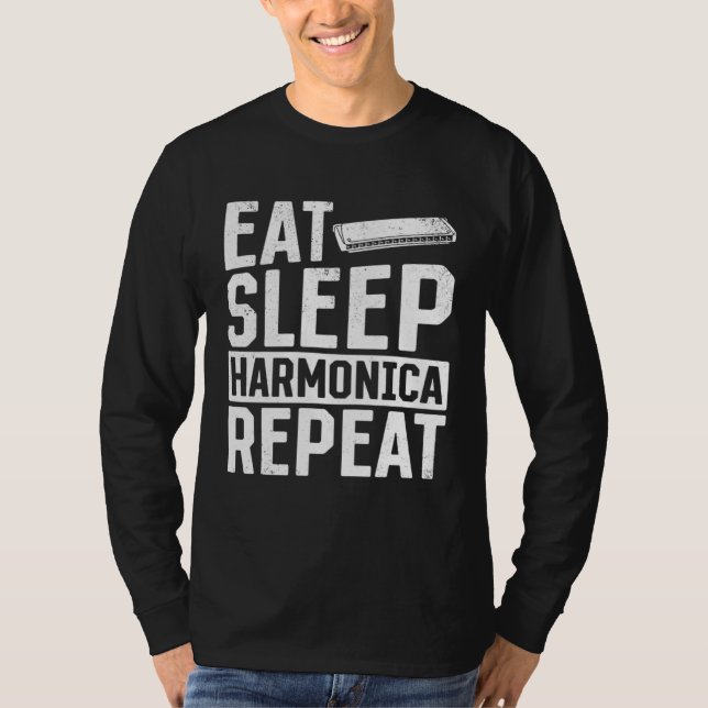 Ät Sova Munspel Upprepa  Munspel T Shirt (Framsida)