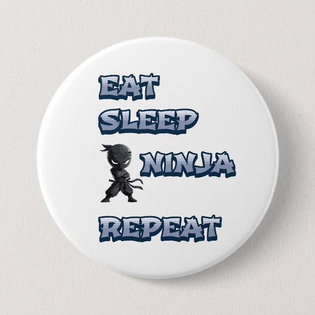 Ät, Sova, Ninja, Upprepa Knapp (Framsida)