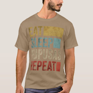 Ät Sova Pupusas El Salvador Mat pojke T Shirt
