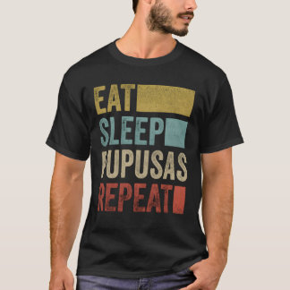 Ät Sova Pupusas El Salvador Mat Pupusas familj T Shirt