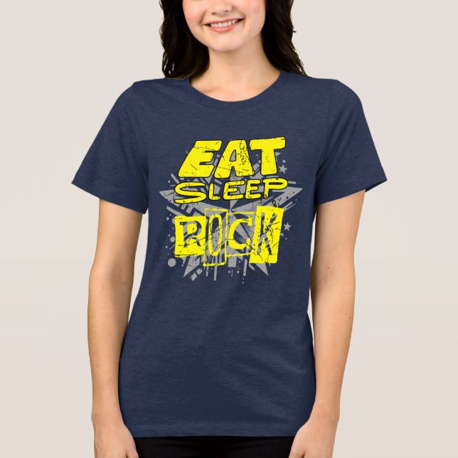 Ät Sova Rock.ESR01 T Shirt (Framsida)