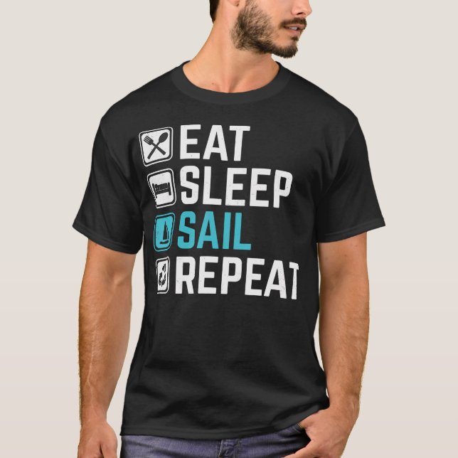 Ät Sova Segla T Shirt (Framsida)