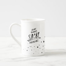 Ät Sova Skida Upprepa - Specialmugg