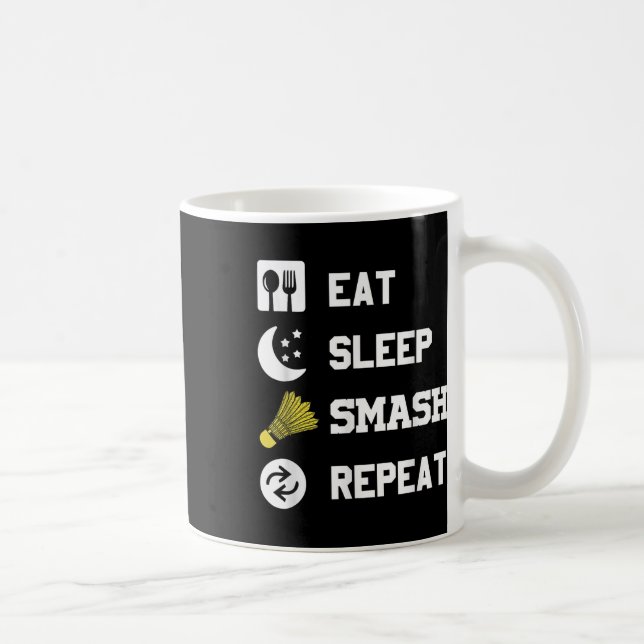 Ät, sova, Smeta, upprepa! Funny Shuttle Kaffemugg (Höger)
