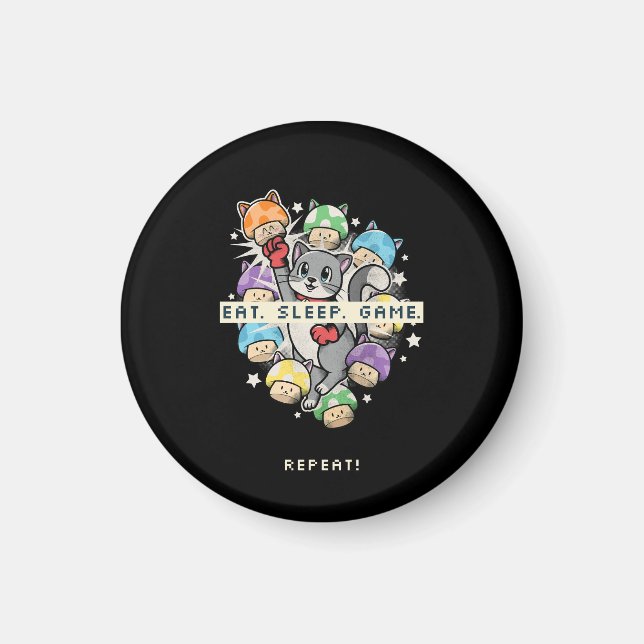 Ät, Sova, Spela, Upprepa Magnet (Framsidan)