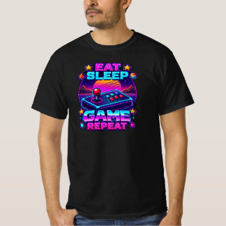 Ät Sova Spela Upprepa T-Shirt
