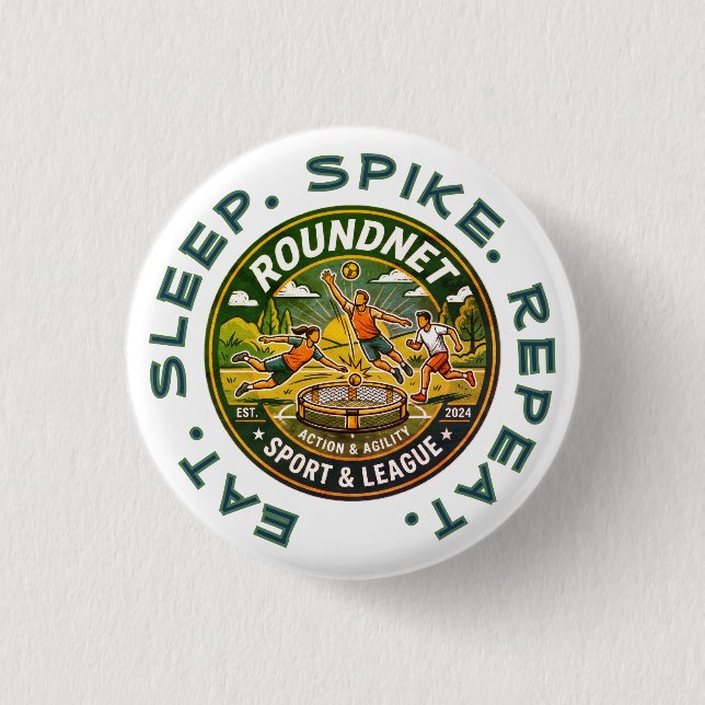 Ät. Sova. Spika. Upprepa. Knapp (Framsida)