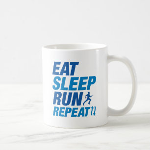 Ät Sova Spring Upprepa Kaffemugg