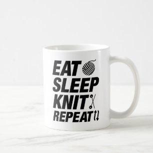 Ät Sova Sticka Upprepa Kaffemugg