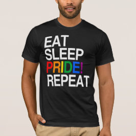 Ät Sova Stolthet Upprepa T Shirt
