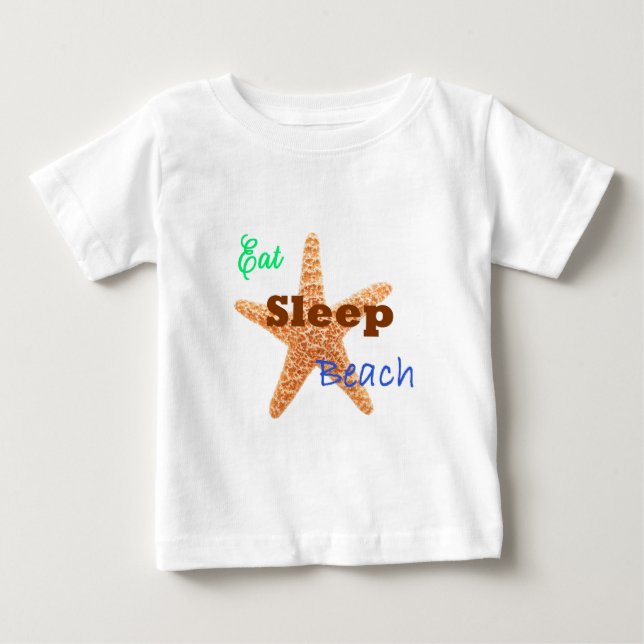Ät Sova Strand - Barn T-shirt (Framsida)