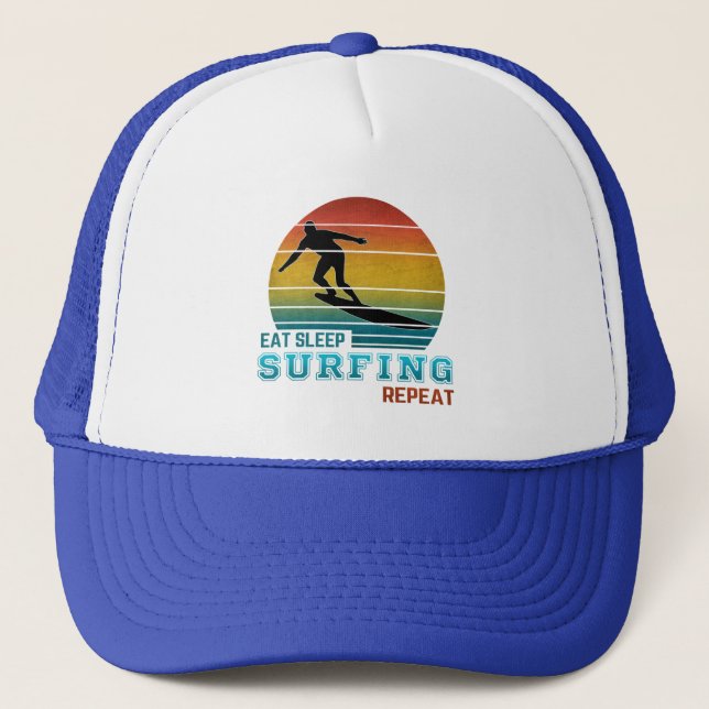 Ät Sova Surfing Upprepa Port Authority® Ryggsäck Keps (Framsida)