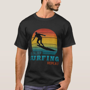Ät Sova Surfing Upprepa Port Authority® Ryggsäck T Shirt