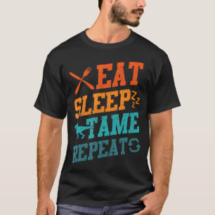 Ät Sova Tämja Upprepa Dinosaurie Trex Älskare Dino T Shirt
