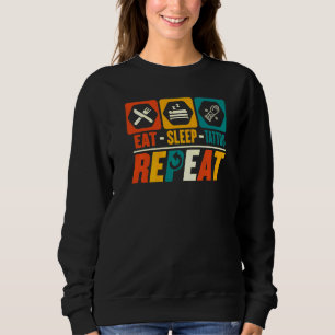 Ät Sova Tatuering Upprepa Tatuering Konstnär Tat T Shirt