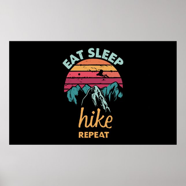 Ät, Sova, Vandra, Upprepa Poster (Framsidan)