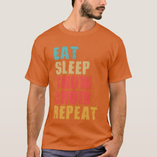 Ät Sova Visa Kör Upprepa Motiverande Ace054D r T Shirt