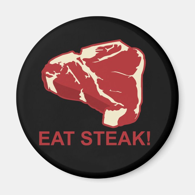 Ät STeak Magnet (Framsidan)