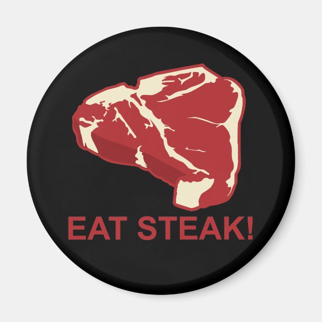 Ät STeak Magnet (Framsidan)