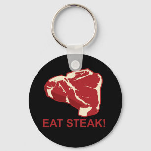 Ät STeak Nyckelring