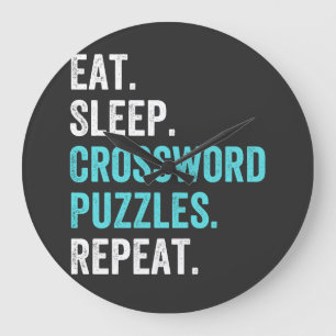 Ät.Sväng. Crossword Puzzles. Upprepa. Stor Klocka