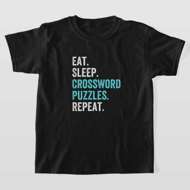 Ät.Sväng. Crossword Puzzles. Upprepa. T Shirt (Laydown)