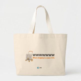 AT&T shopping bag Jumbo Tygkasse