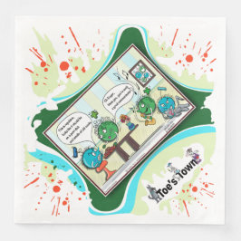 At The Atomic Residence | Apology Dinner Napkin Pappersservett