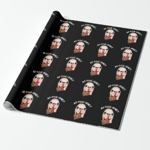 AT-toe-rney Funny Attorney Toe Pun Mörk BG Presentpapper