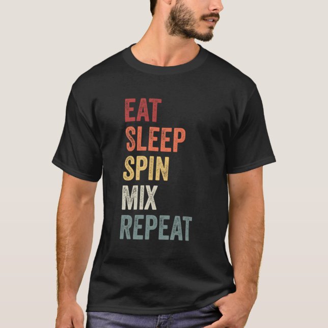 Ät vilocentrifugering av viloläge, upprepad doj-gå t shirt (Framsida)