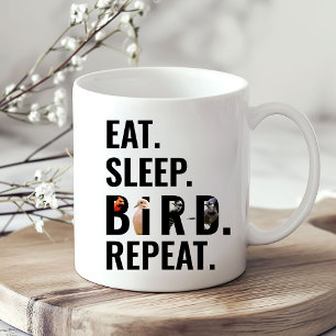 Ät vilofågel Upprepa fågellivet Kaffemugg