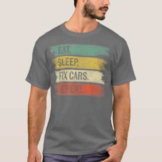 Ät vilofickans fickbilar Upprepa den funktionella T Shirt
