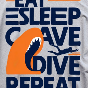 Ät viloläge, BIVE DIVE Upprepa lustiga gåvor T Shirt