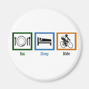 Ät viloläge (cyklister) magnet