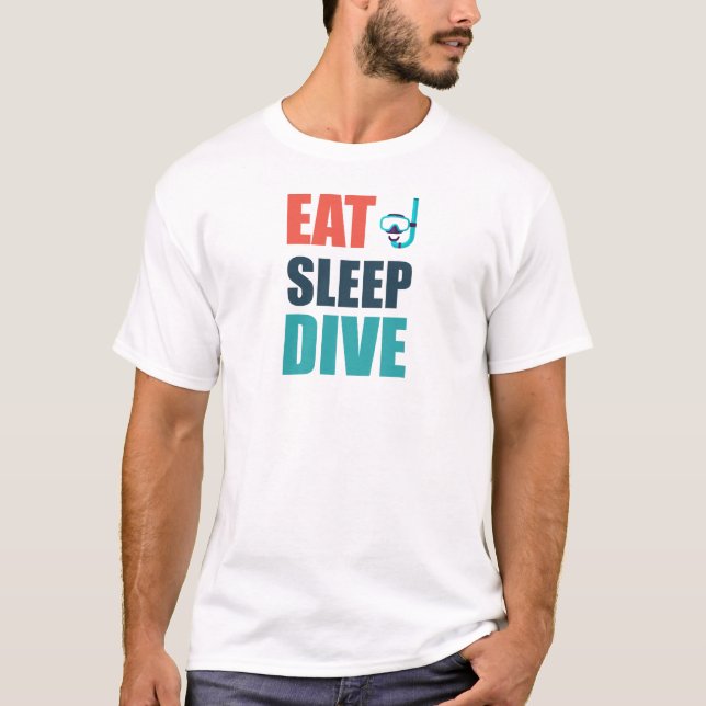 Ät, viloläge, disk t shirt (Framsida)
