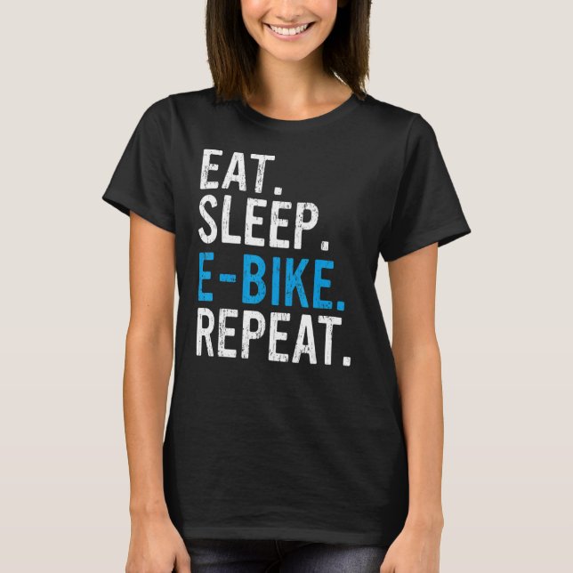 Ät viloläge E Bike Repeat E MTB 3 T Shirt (Framsida)