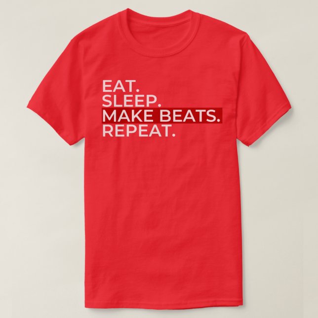Ät viloläge gör slag t shirt (Design framsida)