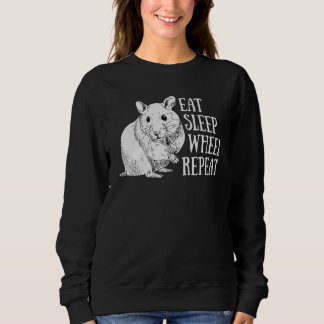 Ät viloläge Hjul Upprepa hamsterslam och utformnin T Shirt
