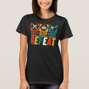 Ät viloläge Höga upprepning av hikeringshämtning C T Shirt